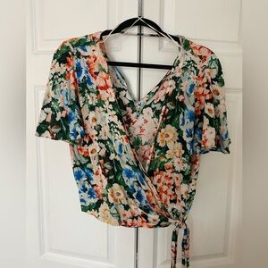 Zara floral top
